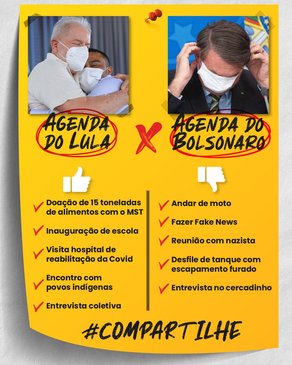 Polarização que fala, né?! #equipeLula