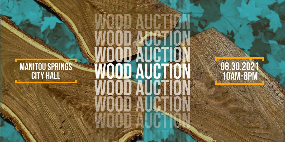 To further promote tree planting and friendly landscapes within Manitou Springs, the City of Manitou Springs will be hosting a Wood Auction for 20 planks of Siberian Elm Wood on August 30th from 10AM-8PM at City Hall.

For more info: bit.ly/3D3KUkF
