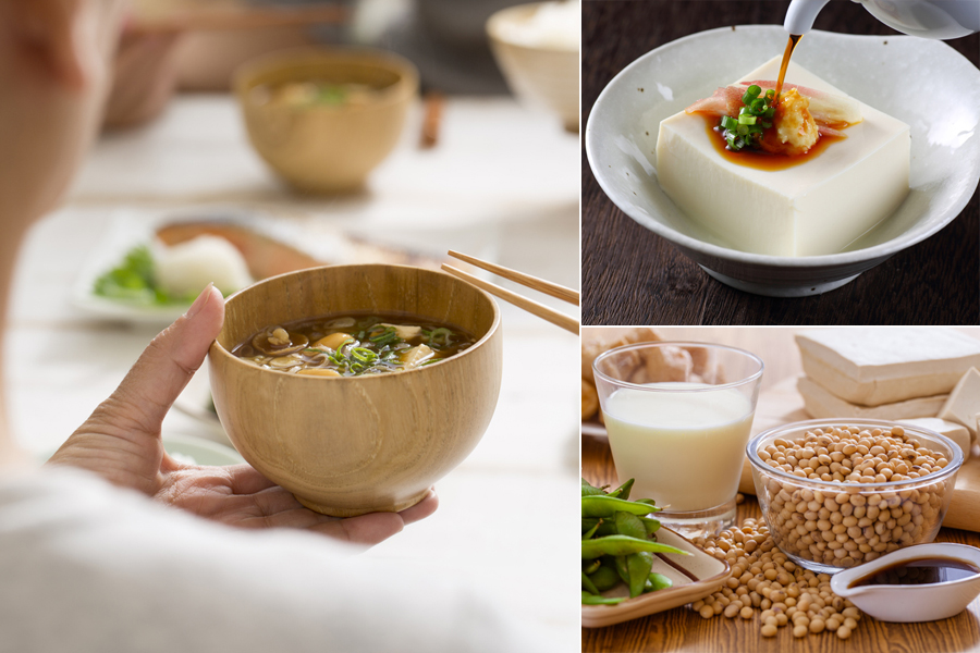 JapanEmb_Chile's tweet photo. La #soya ha sustentado la dieta de los japoneses desde antaño. Hechos de soya, el miso y la salsa de soya son claves en la #comidajaponesa, así como el tofu en muchos platos. Aprende más sobre este delicioso alimento 👇🥢🫕🍣🇯🇵
#webjapan #TrendsInJapan
https://t.co/nrZc5kb821 https://t.co/cILej8xepz
