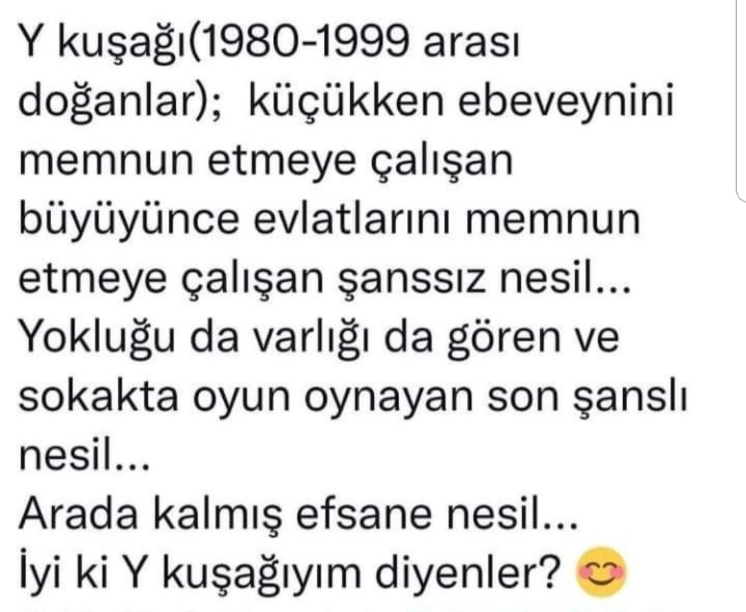 İyi ki Y Kuşağı 😊