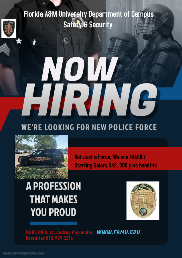 FAMUPD1's tweet photo. The Greatest Privilege is the Opportunity to Serve Others. Join our FAMULY. #FAMUPD https://t.co/rE3kejXPQw