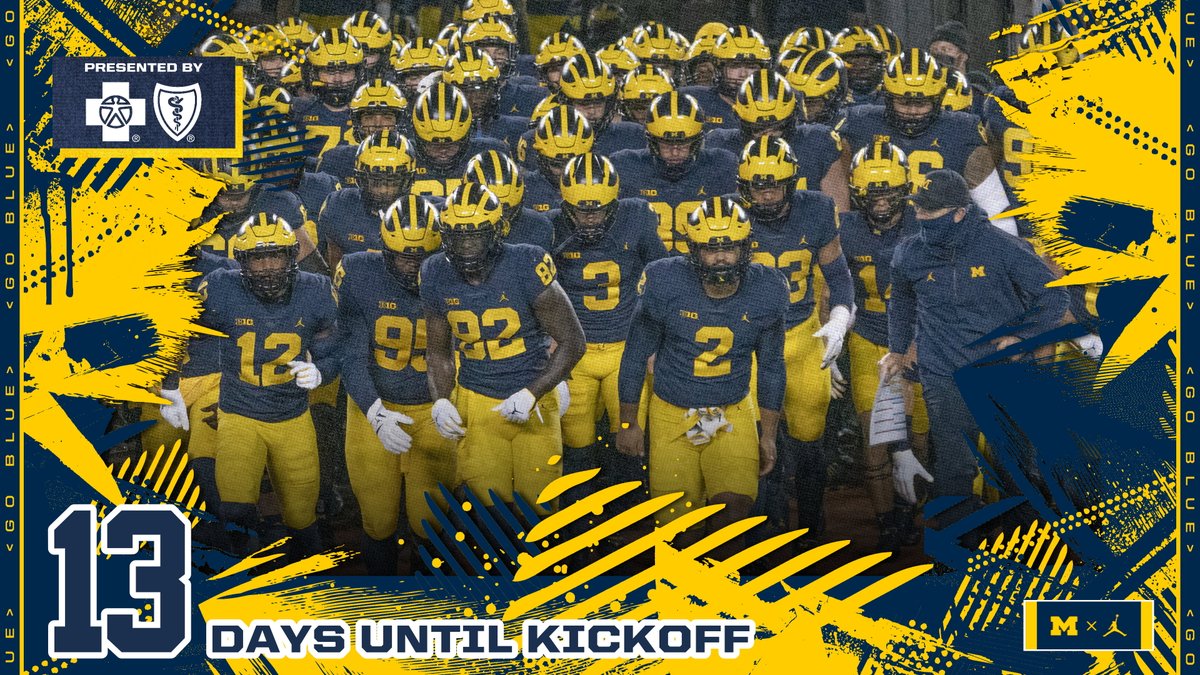 UMichFootball's tweet photo. ⏰⏰⏰

#GoBlue https://t.co/paEFgK3AQF