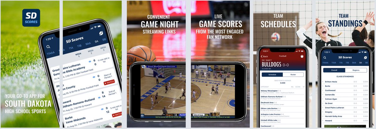 <a href="/sdfbca/">SoDak Football Coaches Association</a> Make sure to download SD Scores app for the season! Excited to be working with these guys to bring the best HS sports app in the country.