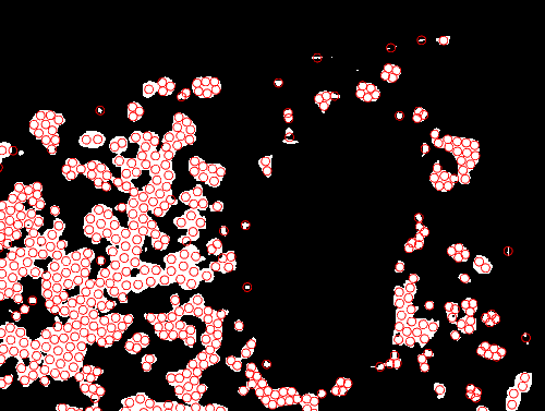 MarcCGoudge's tweet photo. A hacky, not entirely accurate solution - doing k-means clustering. Looks pretty alright! https://t.co/JC3YpPxvrA