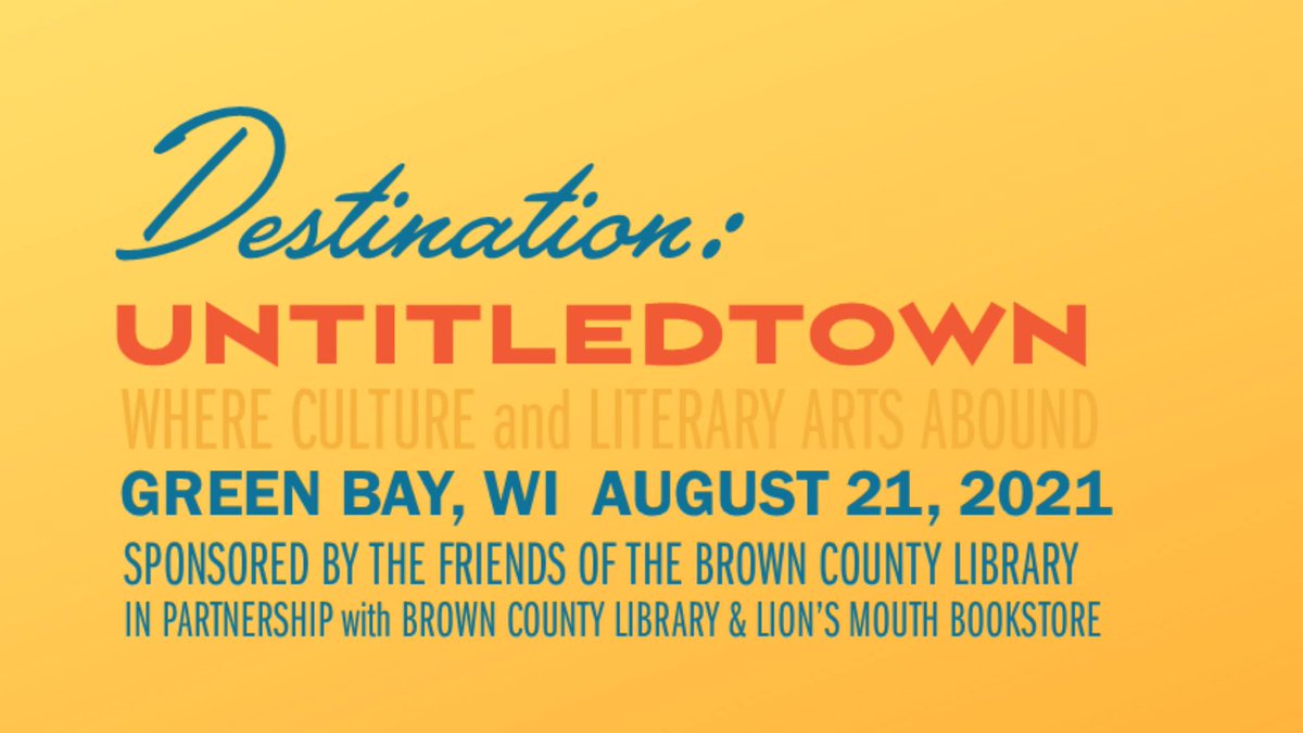 KevinRevolinski's tweet photo. #Wisconsin: Saturday is @untitledtowngb #Book Festival. Come see @wiscobutler @rebeccamakkai, Andrew Graff &amp; others. Oh, and ME in #GreenBay tomorrow. #read #readingcommunity #books #AuthorLife #amwriting https://t.co/vnKjrOQQGL https://t.co/zEJGUN67wk