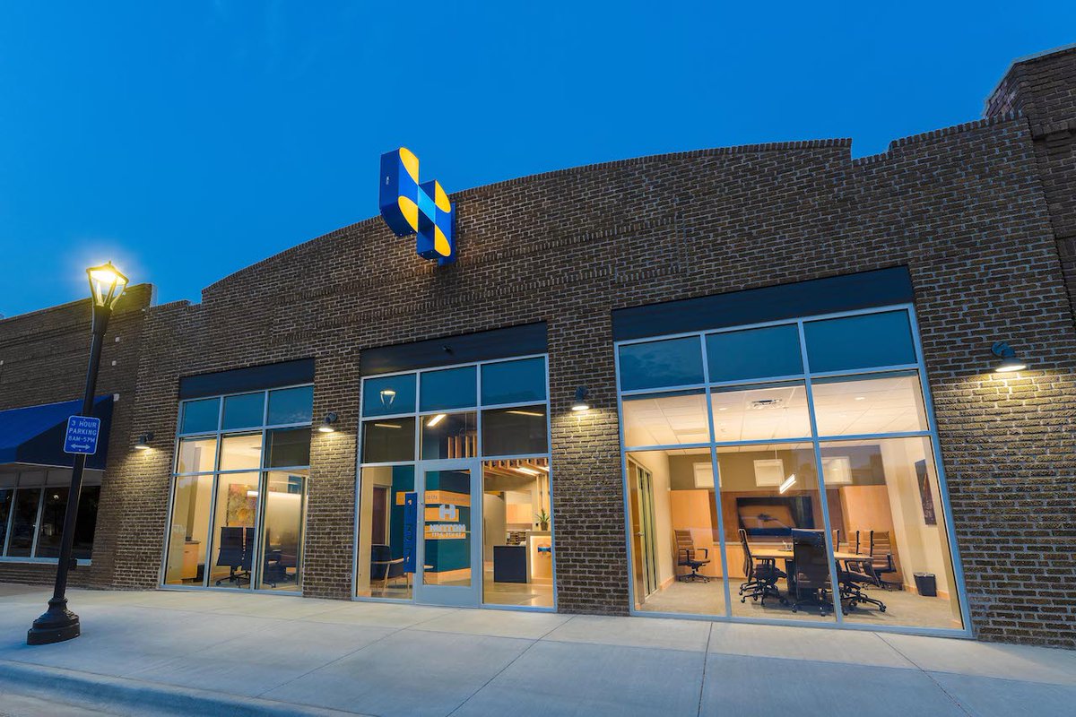 HuttonBuilds's tweet photo. When you care about a community, you put down roots. We’re excited to share pictures of our new Salina offices. This adaptive reuse project supports the @salinadowntown revitalization project, and included a team of local subs plus local artists for the finishing touches. https://t.co/itXP0MDhXG