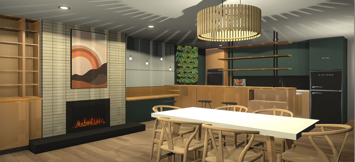 Ice_Edge's tweet image. While #WFH, Andrea Hock from the #DIRTT Design team reimagined her place with DIRTT curtain walls, an embedded ventless fireplace, built-in DIRTT casework, and a Breathe® wall with fresh herbs.
Want to feature your #ICEsoftware 3D? Send it to info@dirtt.com.
#ICEspotlight #BIM