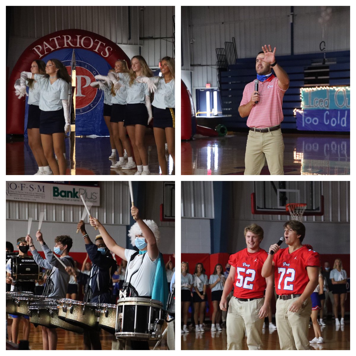 Great first Pep Rally at Jackson Prep. Come out to Patriot Field tonight at 7 to support the Prep Varsity Football Team. Go Patriots!
