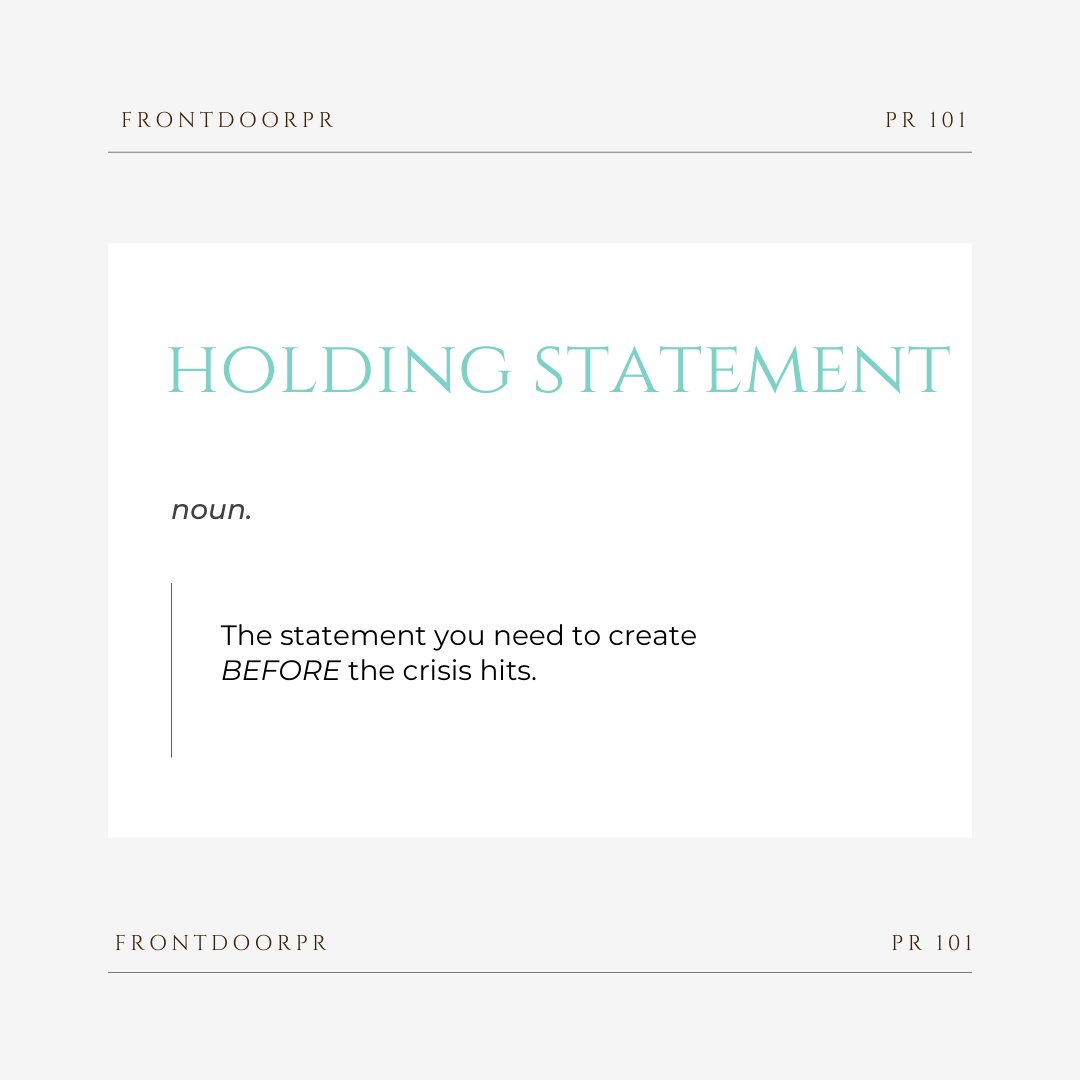 You have to get ahead of the narrative before it gets ahead of you. That's why a holding statement is crucial to have BEFORE disaster hits your business. 
Do you have one?