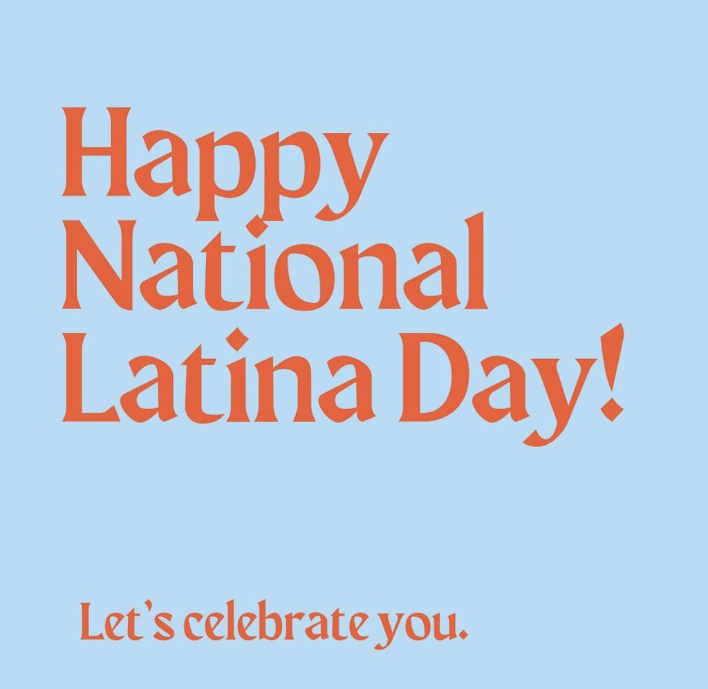 #NationalLatinaDay 🧡💙