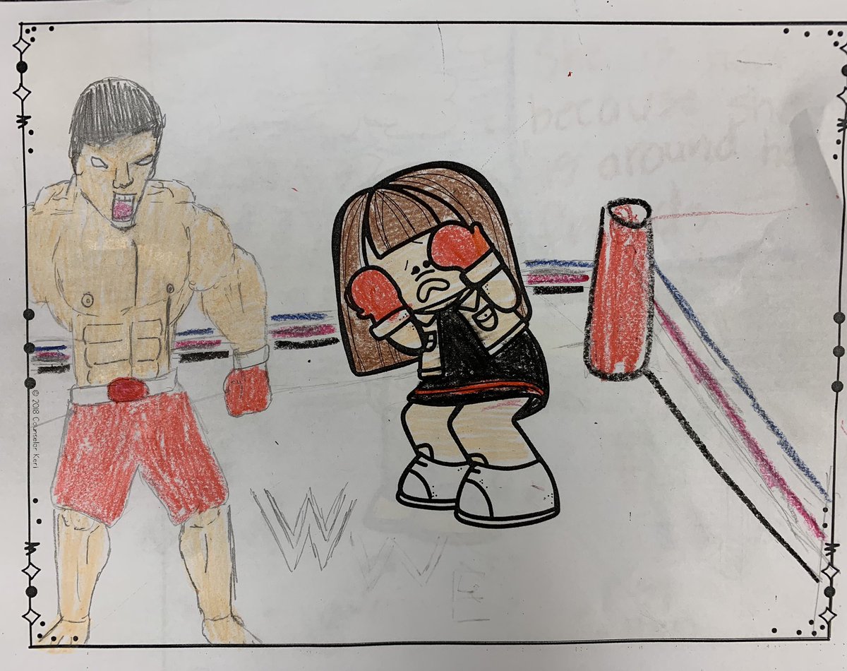 This week in guidance, students learned about emotional awareness! In groups, they identified the emotion of the person on their paper and came up with a scenario for why they might be feeling that way. Please enjoy my favorites from the week in the last two pictures 😂🤦🏻‍♀️