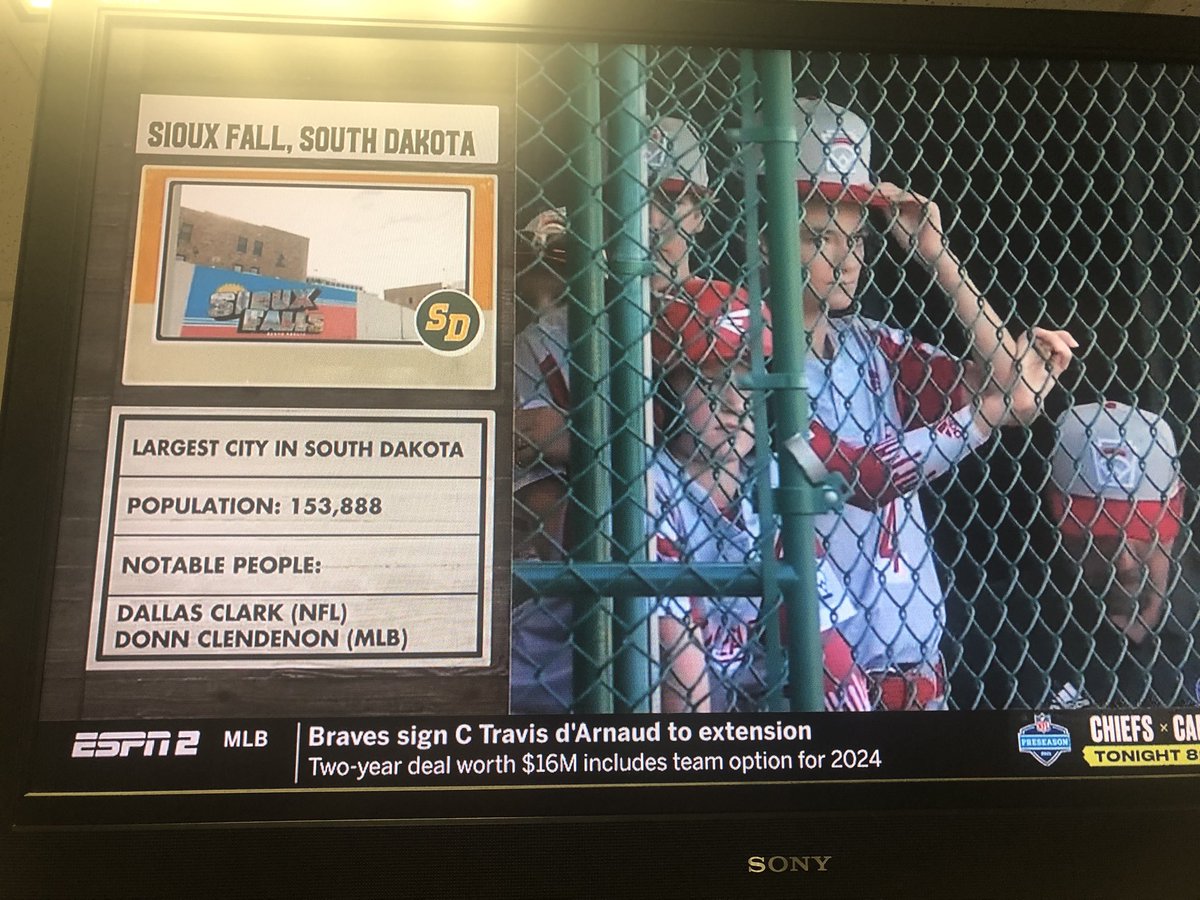 ArgusSports's tweet photo. Hey, ESPN is talking about us. But …. Where’d ya get that population? https://t.co/gspLhhY3yH