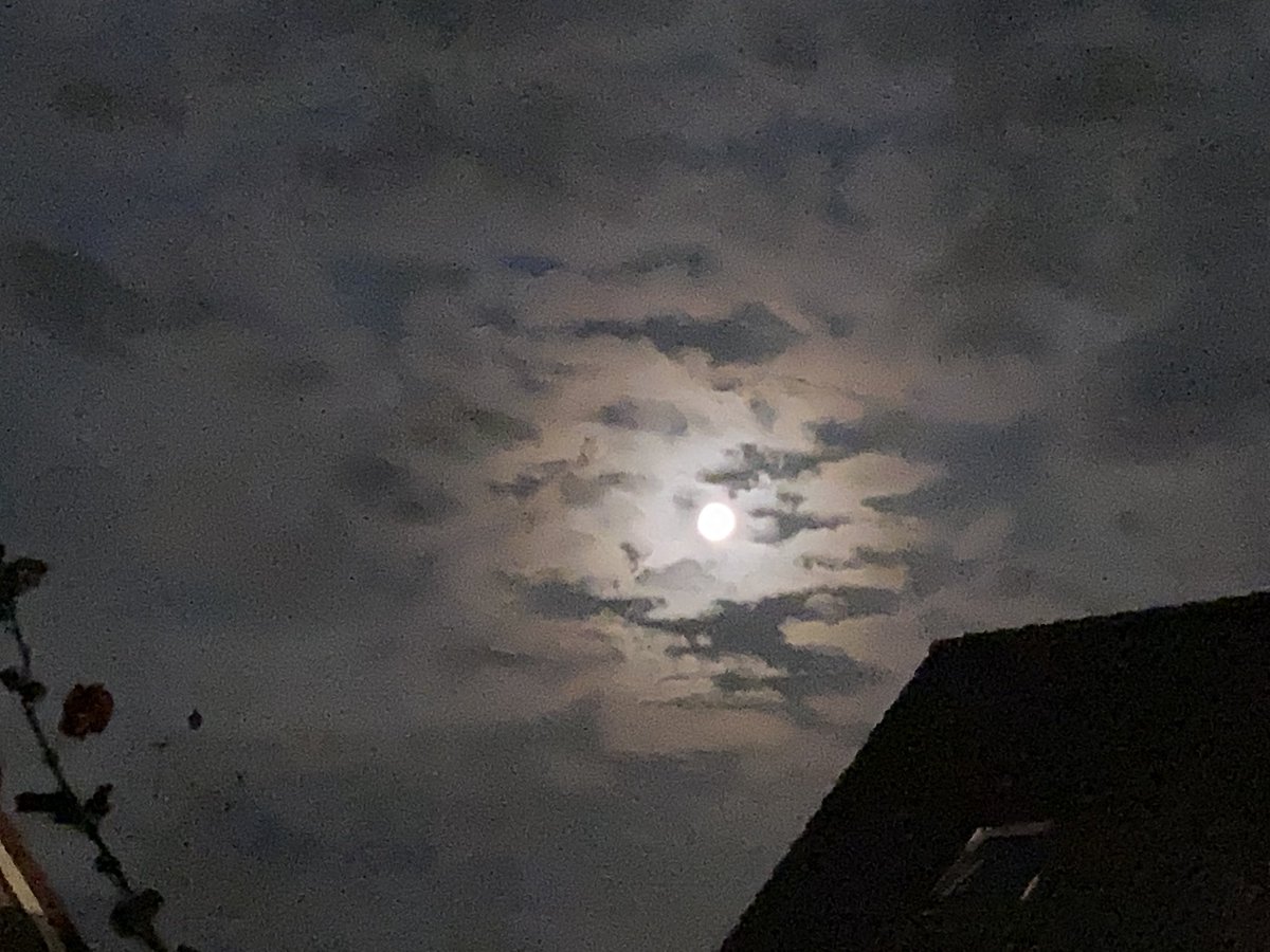 Toch een heerlijke avond om nog ff buiten te zitten