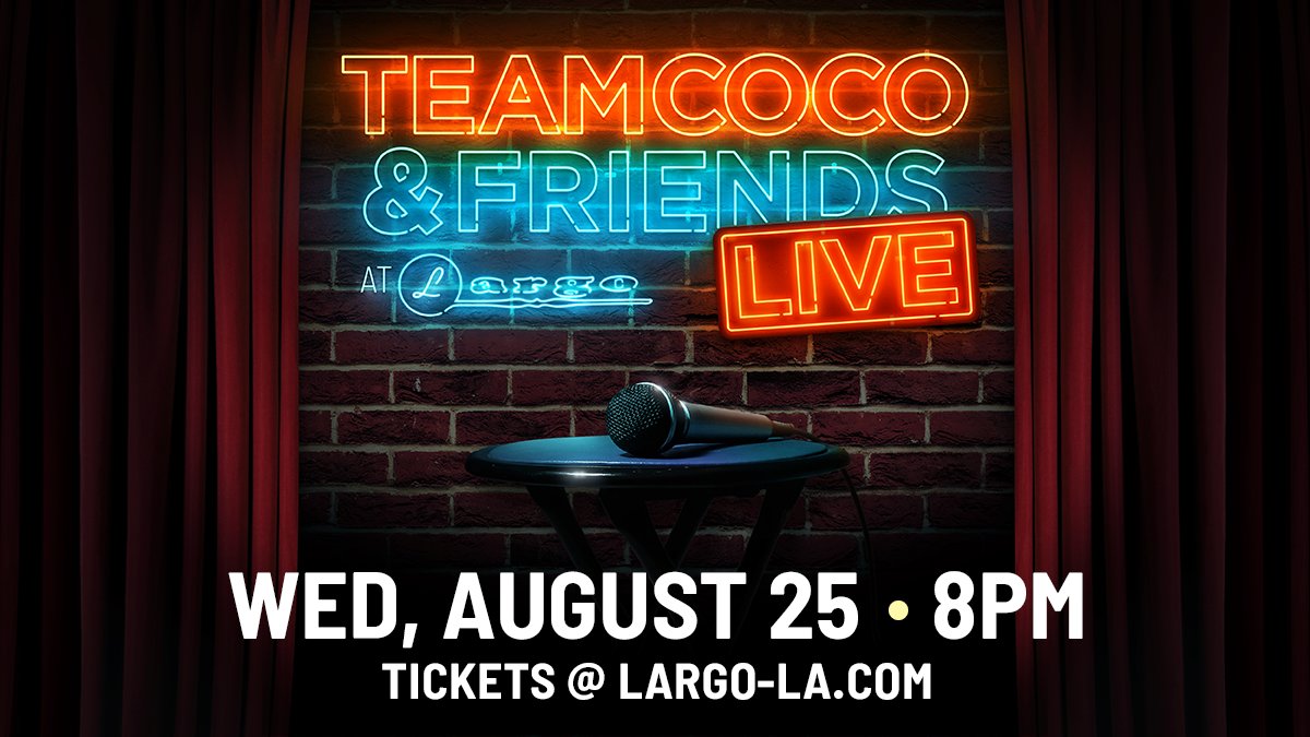 Team Coco LIVE tweet media