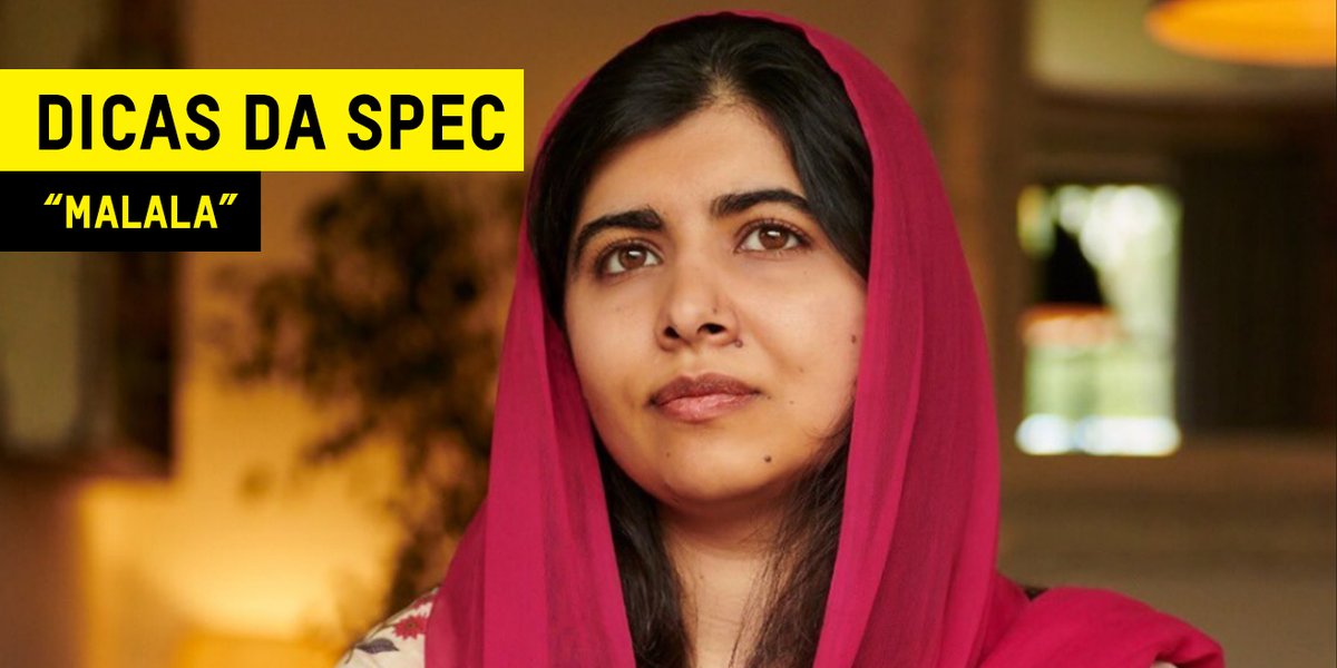 Saudade do #dicasdaspec? A gente indica hoje o documentário "Malala", que conta um pouco da trajetória da jovem ativista paquistanesa que sofreu um atentado pelo Talebã aos 15 anos por lutar pelo direito direito à educação de meninas e mulheres. Disponível em diversas plataformas