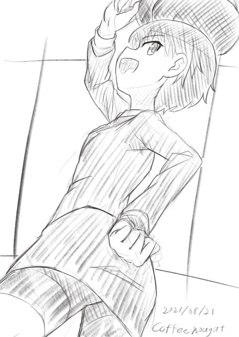 #mow版深夜のお絵描き60分一本勝負 
#mow版深夜のお絵描き60分一本勝負_20210820
鹿島臨海鉄道キャプテン😊 10分オーバー😅 