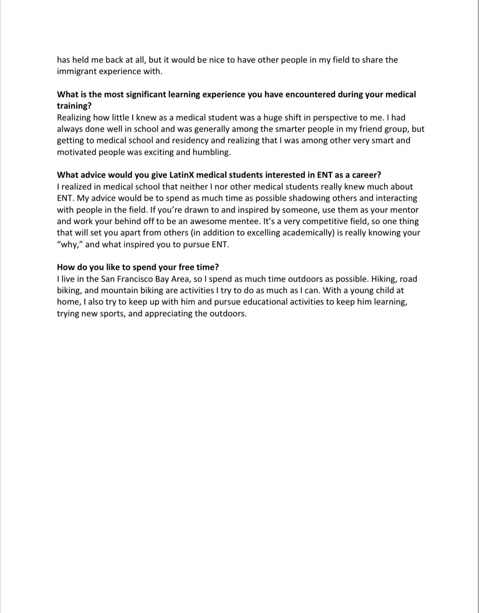 🌟🌟🌟Physician Spotlight 🌟🌟🌟
Happy Friday! We have another #LatinxinENT we would like to highlight! <a href="/petervila/">Peter M. Vila, MD, MSPH</a> is a practicing facial plastic surgeon in Northern California. Check out below to learn more about Dr. Peter Vila!!