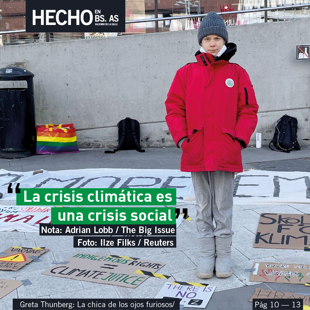 🗞️ En #HBAagosto encontrarás una nota publicada en <a href="/BigIssue/">Big Issue</a> en la que la lideresa ambientalista, <a href="/GretaThunberg/">Greta Thunberg</a> , cuenta que a pesar del pánico, la urgencia y la crisis, ella se mantiene positiva. 
#crisisclimatica #gretathumberg #greta #ayeartochangetheworld #medioambiente