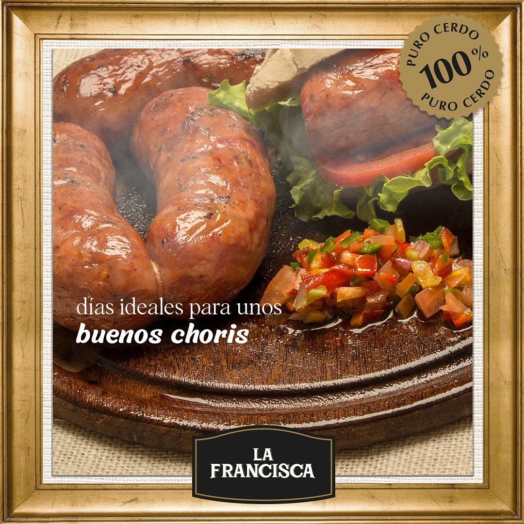 Un clásico siempre vigente para iniciar el fin de semana compartiendo con los que más querés 👏🏻

#LaFrancisca #LaMejorCalidadAlMejorPrecio #Chorizo