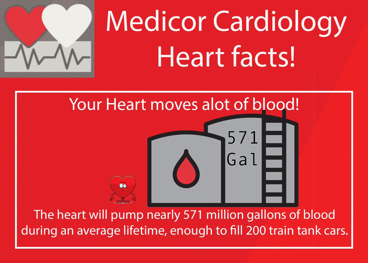 It's heart fact Friday; we hope everyone enjoys the weekend!

#medicor #FunFactFriday #funfacts #TheMoreYouKnow #Health #heartattack #themoreyouknow #gethealthy #Cardiology #mhealth #PhDVoice #HealthTechIt
