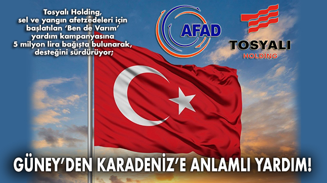 Hatay’dan yangın ve sel felaketinden etkilenen vatandaşlara yardım için başlatılan ‘Bende Varım’ kampanyası dahilinde toplanılan 7 milyon liralık desteğin 5 milyon lirasını Tosyalı Holding bağışladı.

gazeteguney.com/2021/08/guneyd…