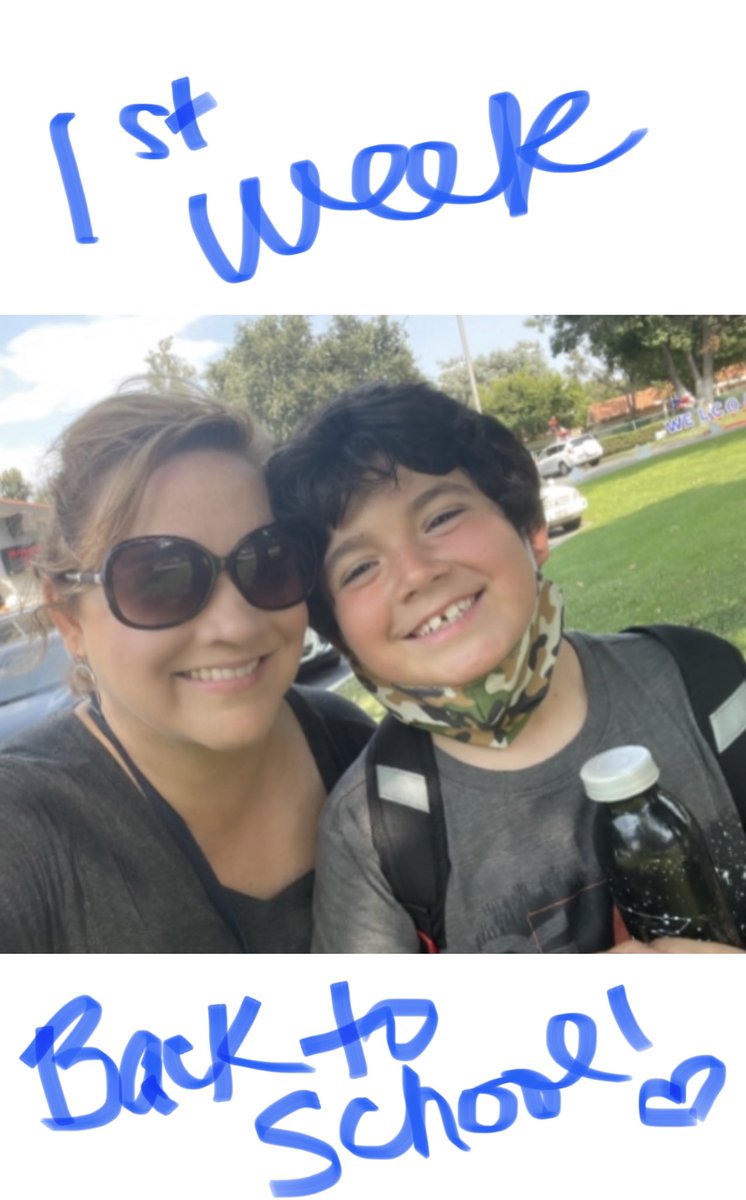 Back to the ol’ school routine! While still enjoying summertime fun after school! 🤗😃☀️💞