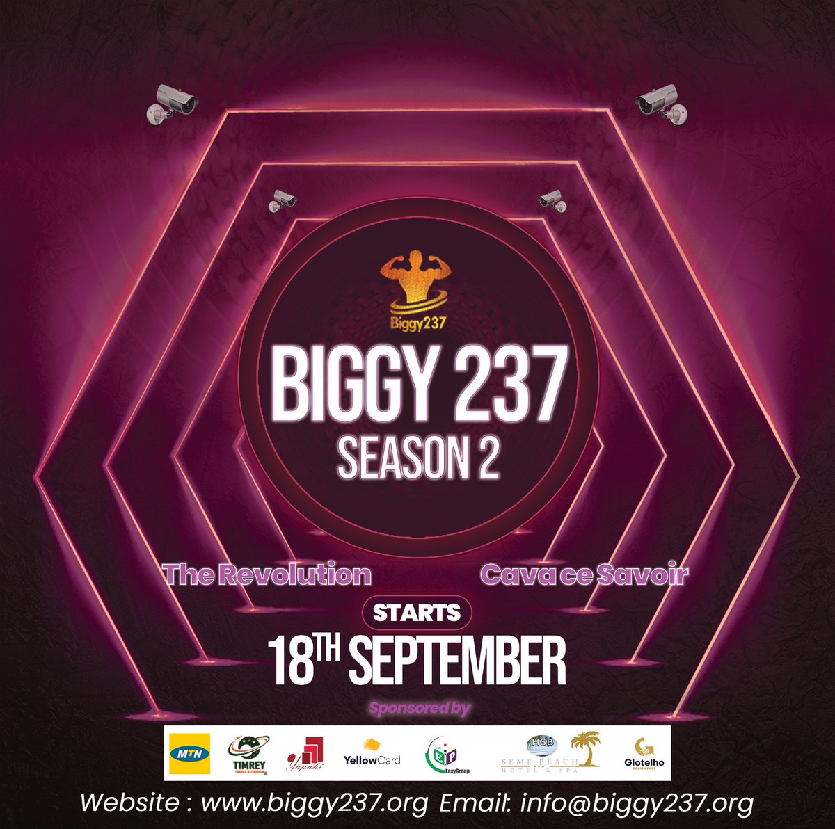 Biggy_studios's tweet photo. The wait is almost OVER.

Let the COUNTDOWN to 18th September Begin!!

⚠️You will be stock on your 📺💻📱screen.

#Biggy237 #TheRevolution #cavacesavoir #cameroon #Mtn #Glotelho #yellowcard #timrey #timreytravels. https://t.co/gFM1LrAARd
