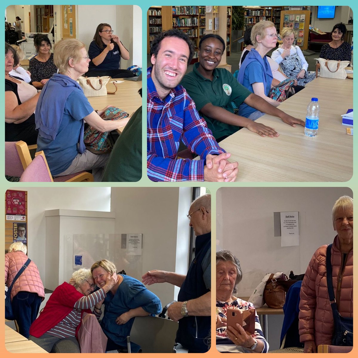 A fabulous end to a busy week! Thanks to everyone that came along to our over 60s deaf tea club today and to Victoria from RAD who discussed access to services in Sutton with our members.