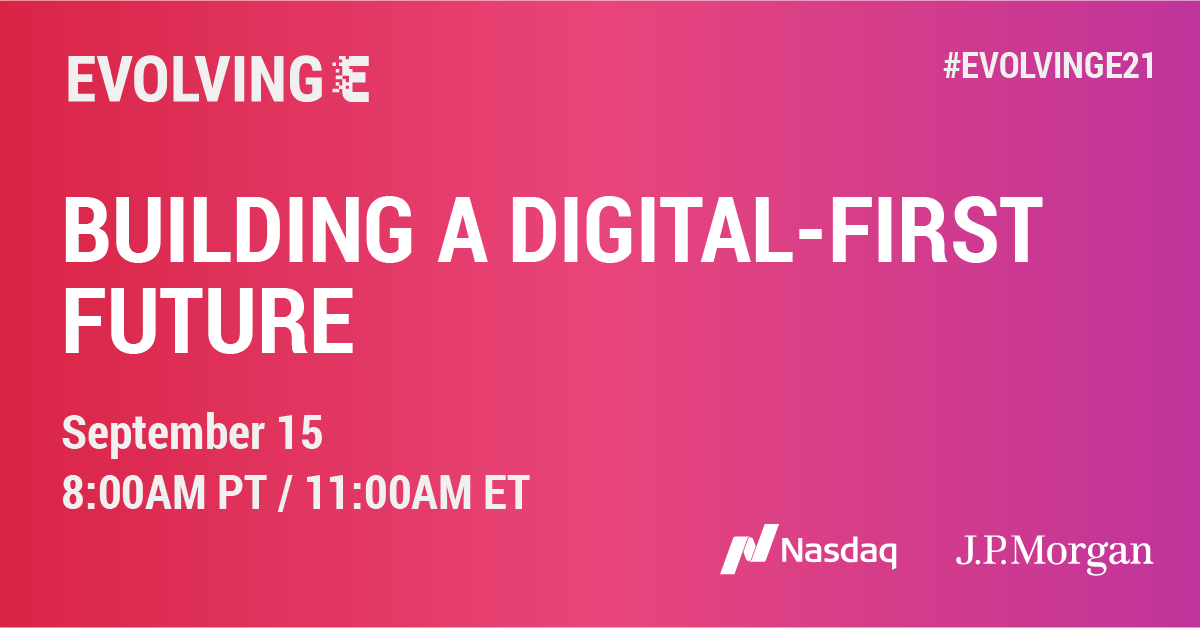 notablecap's tweet photo. 📢 Join us (virtually) on 9/15 for the 6th annual EvolvingE Summit! 

Hear leaders from @tiktok_us, @stockx, @snappygift, @slice + more share their perspectives on shaping the future of food/lifestyle/work. #EvolvingE21 

Thanks @Nasdaq + @jpmorgan! RSVP👉https://t.co/1EMcIJWO3N https://t.co/0LDeiar3sT