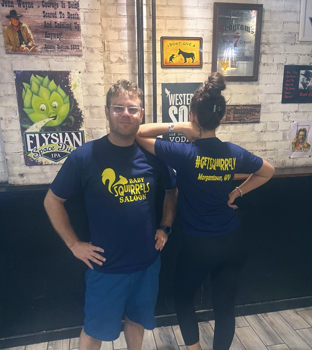 Squirrels’ Happy Hour is back for the first time in over a year!!!
Doors open @ 5:30pm!

RT to win one of our new shirts!

$2 Domestic Btls
$3 Rail Drinks
$3 Long Islands
$3 Jolly Rancher Shots
$3 Fireball
$3 BOMBS 💣

Specials end @ 9!

#getsquirrely🐿 #SquirrelsHappyHour