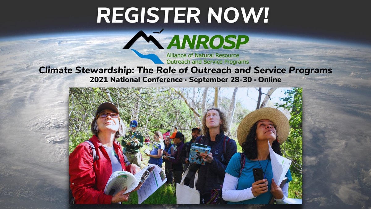 CANaturalist's tweet photo. CalNat hosts @ANROSPorg  2021 Nat'l Conference! Join us for “Climate Change Education: The Role of Outreach and Service Programs” with leaders from across the US, inc workshop on best practices in content &amp; delivery w/ #UCClimateStewards @ClimateSarahMae  https://t.co/WurcQBoNV1 https://t.co/KS0PdnoFFa