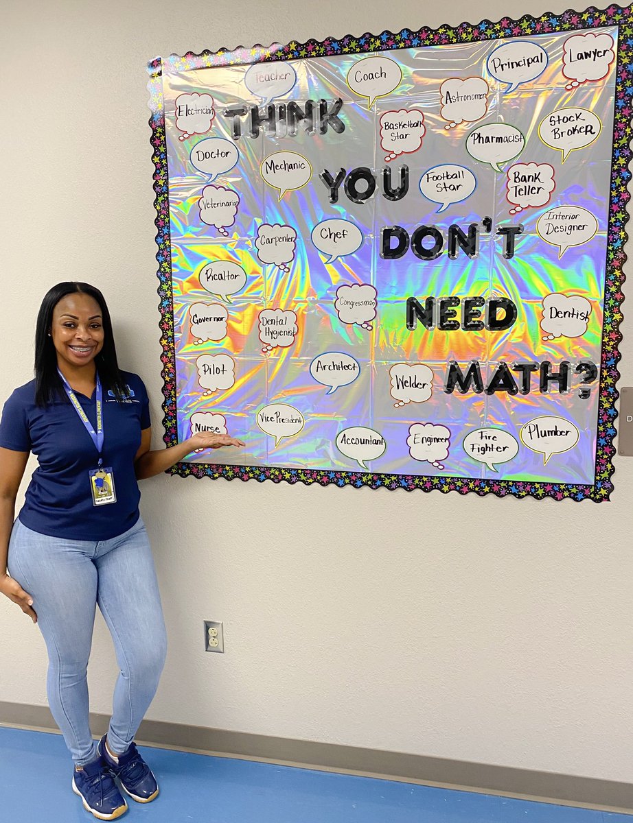 WashingtonElem5's tweet photo. โThink you donโt need math?โ #MathOnTop #MathSSCC @NorthRegionELA @Area4SuptPBCSD @iTeach_JGS https://t.co/Vwirbm9At8
