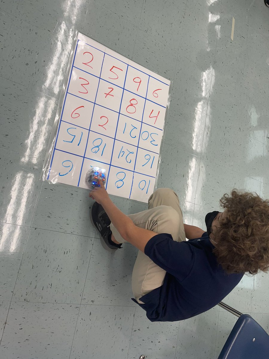 Nikolas Chatzopoulos (@chatzopoulosn) on Twitter photo STEMifying the Math classroom. My kiddos <a href="/DickensonES/">Dickenson Elementary</a> are having a blast today using blue-bot and math manipulatives to identity factors of numbers. <a href="/l_fogarty/">Laura Fogarty</a> #edtech #math STEMifying the Math classroom. My kiddos <a href="/DickensonES/">Dickenson Elementary</a> are having a blast today using blue-bot and math manipulatives to identity factors of numbers. <a href="/l_fogarty/">Laura Fogarty</a> #edtech #math