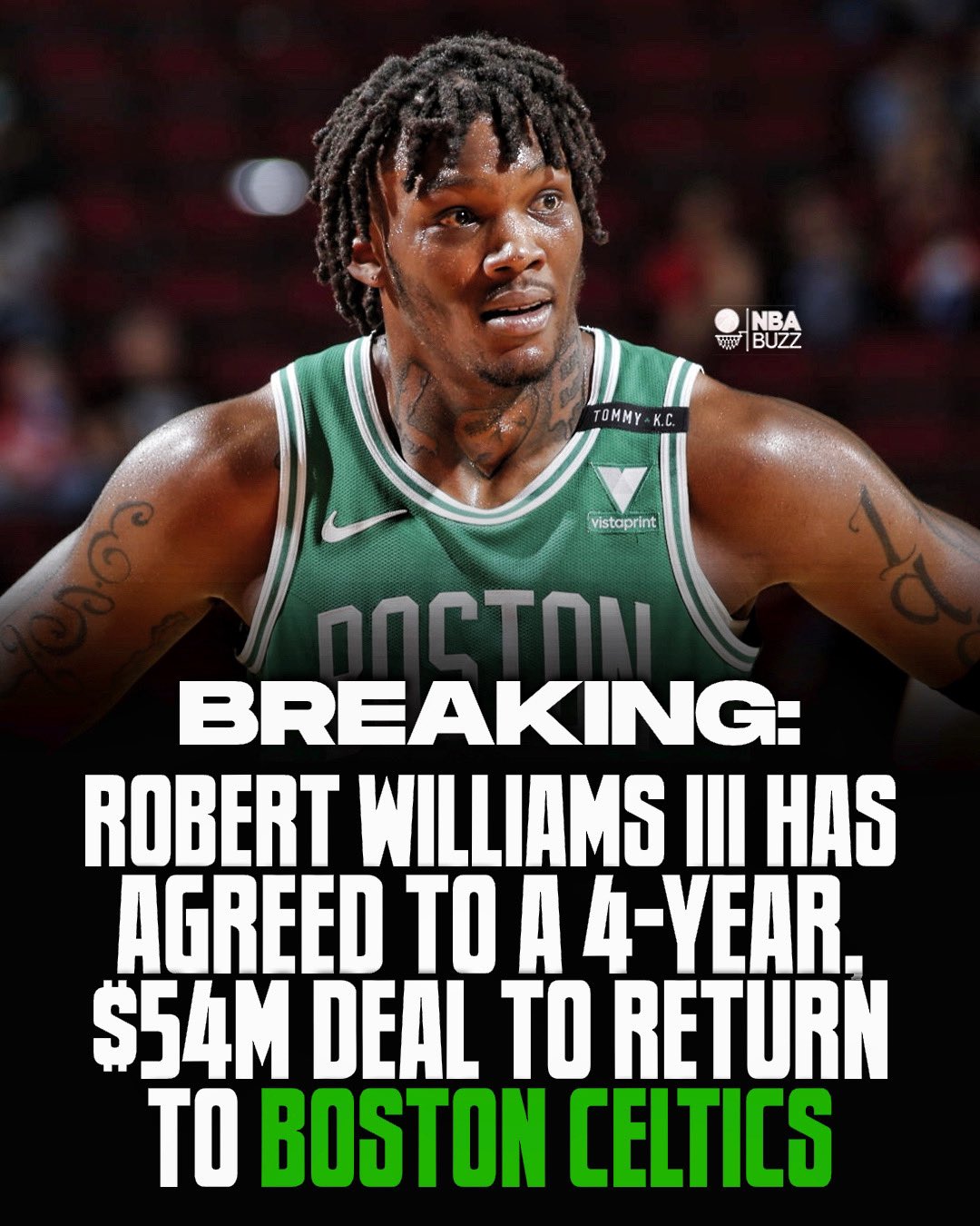 NBA Buzz on X: BREAKING: 'TIME LORD' GETS PAID! Robert Williams III signed  a 4-year, $54M deal to remain with the Boston Celtics! Williams per 36 MIN  in 2020-21: 15.2 PPG, 13.1