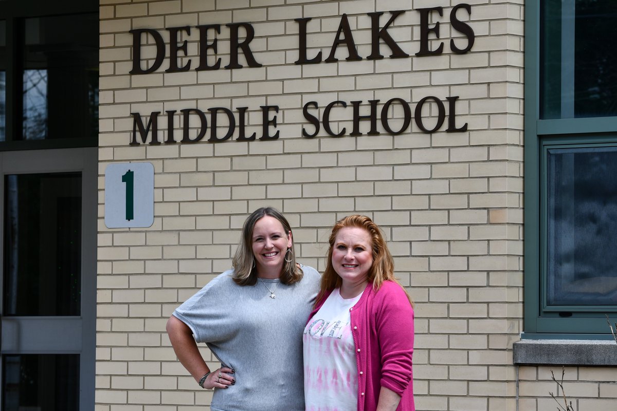 deerlakessd's tweet image. Please join us in welcoming Mrs. Karen Dineff to Deer Lakes School District where she will work in the Middle School front office! Also, please join us in congratulating Mrs. Marie Dennis who will move from the Middle School to the Central Administration building! #DLProud