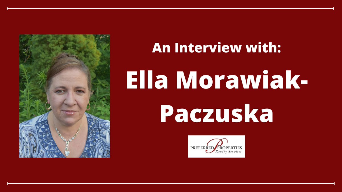 We interviewed with Ella Morawiak Paczuska to gain more insight into her career in real estate. Ella has been working with clients all over Massachusetts for over 17 years and is fluent in 5 languages. Read more about Ella:

preferredpropertiesrealty.com/with-a-passion…

#realestate #southshorema