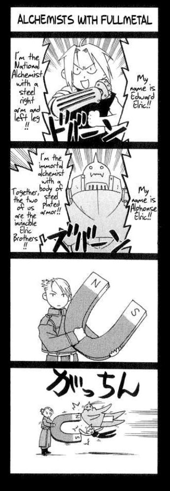 im reading the fma manga and LOLLLL 