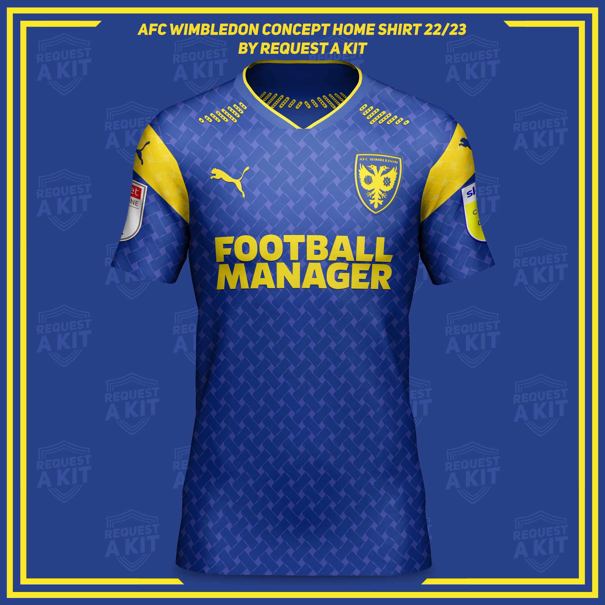New afc wimbledon best sale kit