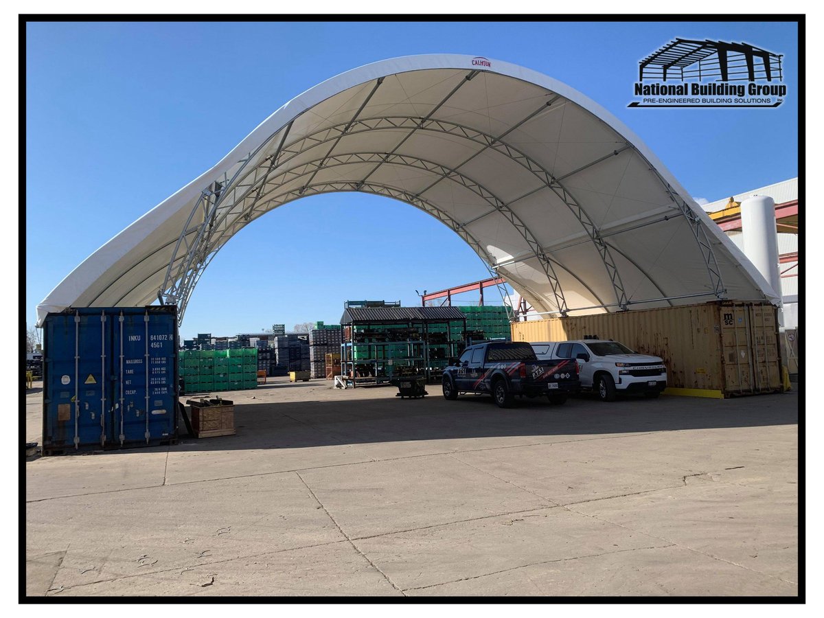 NationalBuildi2's tweet image. Shade.
Storage. 
So Quick.
Nailed it, on all three counts!
Looking for a cost effective structure for your yard that can go up in a flash? We have the solutions for you. Visit our website for the many fabric covered building solution we have to offer.