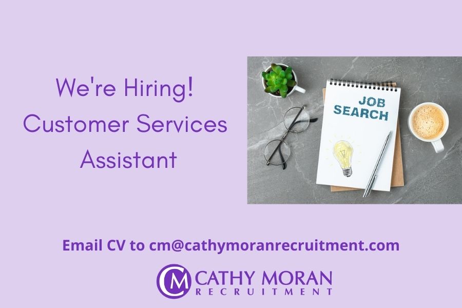 #Jobalert #Derryjob #derry #Londonderry Customer Services Administrator. New job opportunity for experienced person with a background in either retail, wholesale,a food company or hospitality.
Interested email CV to Cm@cathymoranrecruitment.com #jobfairy #Legenderry