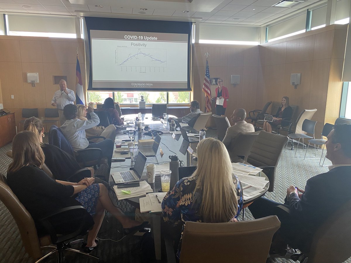 Thanks Dr. Jeff Kuhr for joining Dr. Amy Bronson in giving the <a href="/ColoradoMesaU/">Colorado Mesa University</a> an in-depth briefing on COVID 19 this morning.