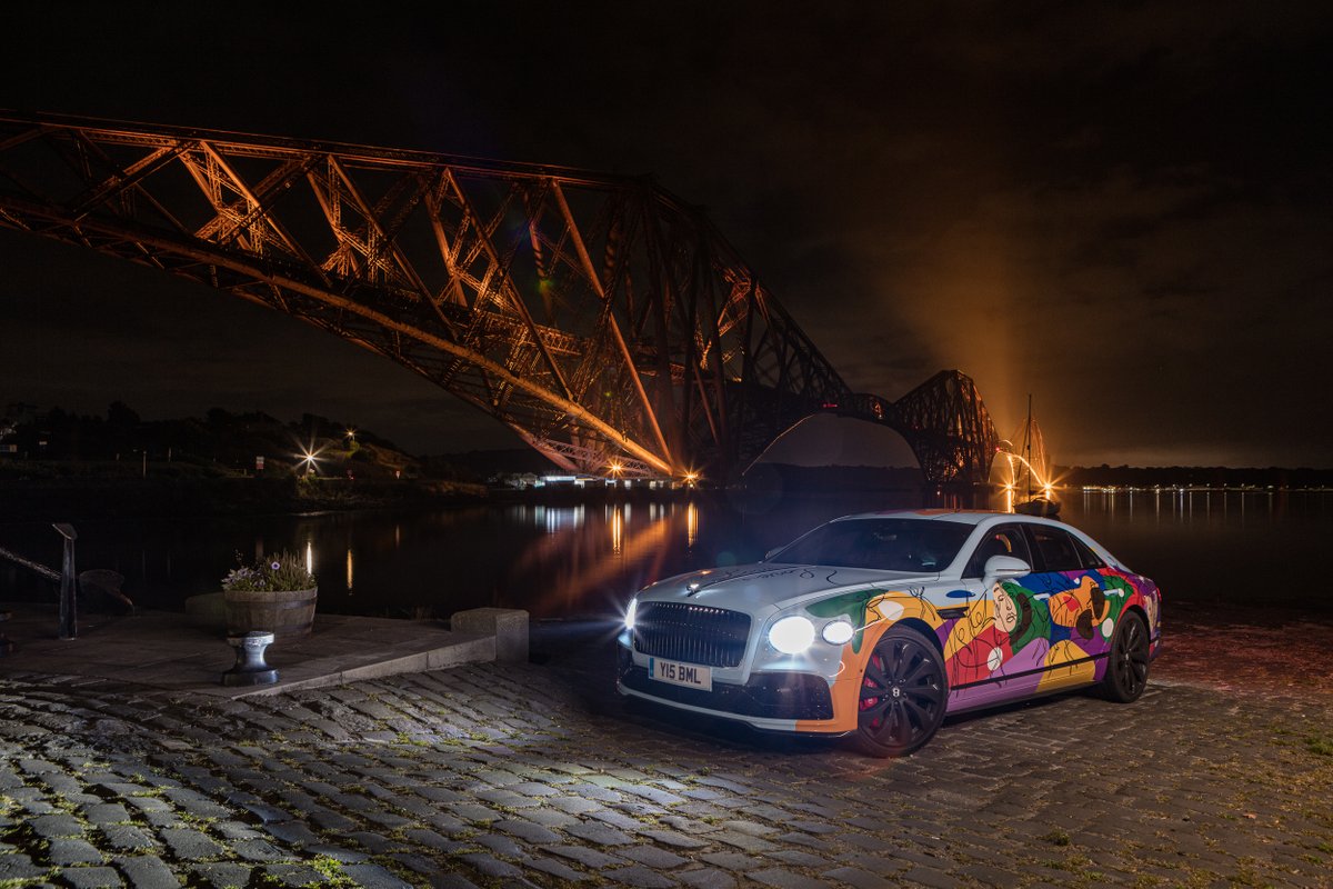 BentleyComms's tweet photo. The #UnifyingSpur will be seen around #Edinburgh this weekend during the annual @edfringe, with the matching art work, Love is Love, on display in the lobby of @The_Balmoral hotel. Be sure to come and take a closer look if you are around. #edfringe2021 https://t.co/VJk8b4StfL