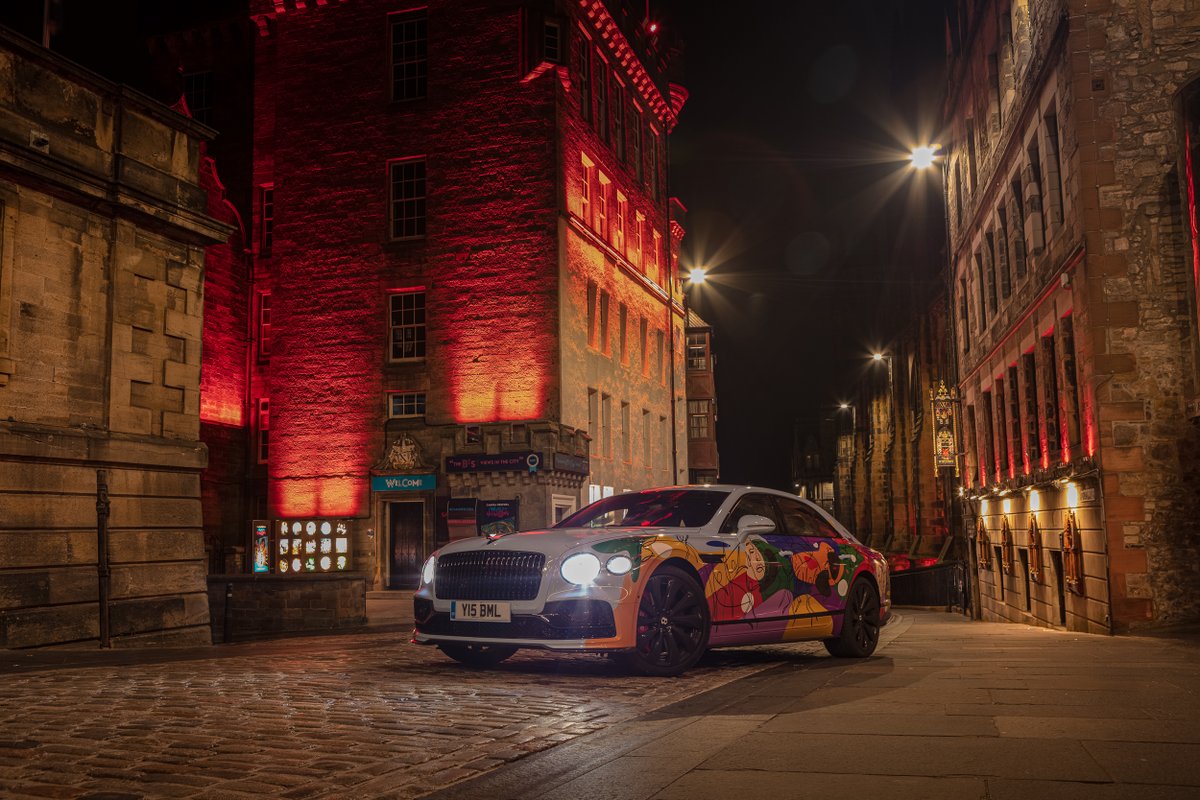 BentleyComms's tweet photo. The #UnifyingSpur will be seen around #Edinburgh this weekend during the annual @edfringe, with the matching art work, Love is Love, on display in the lobby of @The_Balmoral hotel. Be sure to come and take a closer look if you are around. #edfringe2021 https://t.co/VJk8b4StfL