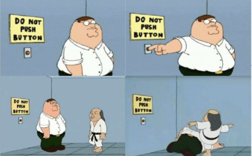 ShreejataDey's tweet photo. Lessons from the Family Guy himself- Never fall prey to the Fraud Triangle! The end ain’t ever good 🙈 #ISBRL #ethicsclass #mbalife @sreedhari_desai https://t.co/kScL8haE4M