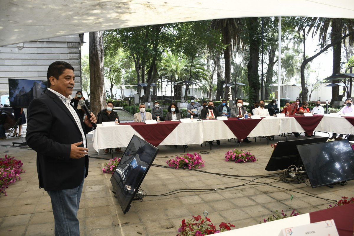 AALMAC_Mx's tweet photo. En la alcaldía de #Xochimilco iniciamos los trabajos de la Sesión Ordinaria de la Mesa Directiva Nacional de la #Conasyr, con la participación de Síndicos y Regidores de todo el país.

Seguimos en el camino de fortalecer el trabajo de los cabildos progresistas. 

#SomosAALMAC https://t.co/q4bQXPBzQJ