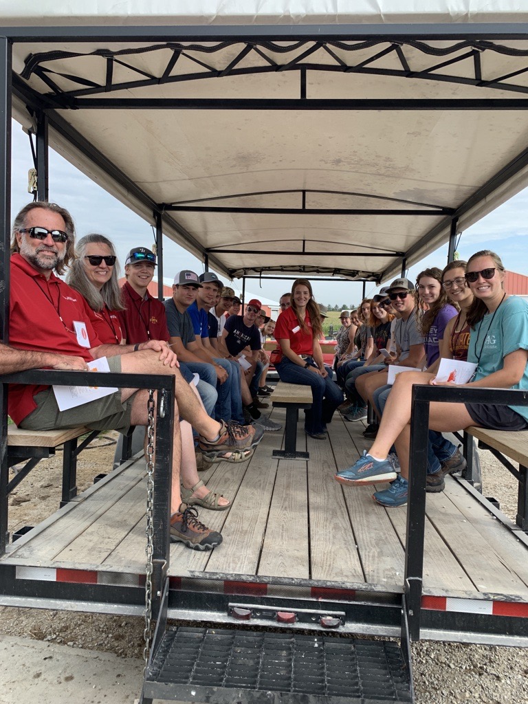 This morning took our freshman Learning Community Field Trip to the McNay Research Farm in Chariton. Students chatted with Clarabell Knapp, ISU field agronomist and Julie McMichael with NRCS.

Lunch and tour at Wallace Country Life Center before heading to Corning.