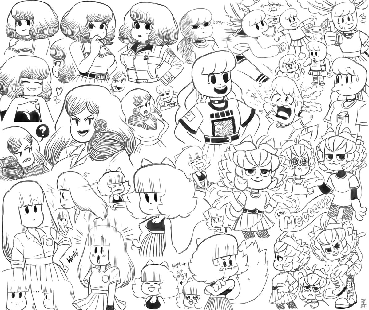 I've had a bit of a rough week and just felt like doodling to let off some steam.