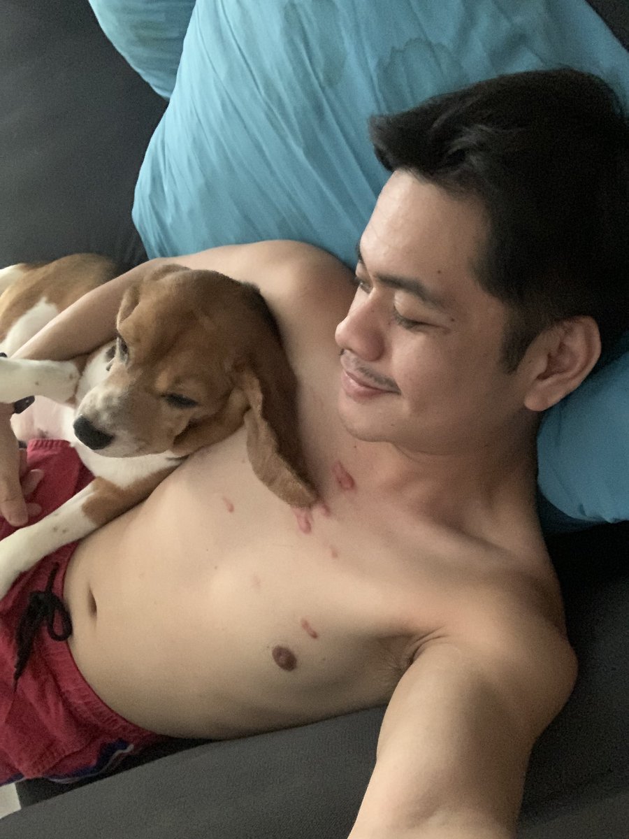 chinito3232's tweet photo. With My Hubbie The Beagle 🐶🐶🐶 #Beagle #Dog 🐶🐶🐶 https://t.co/B5wDmgaX77