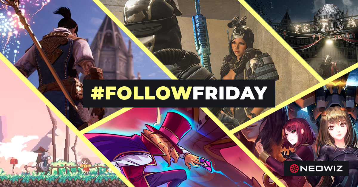 Have you followed our games' accounts yet? Well, fix that!

#FF #Games #IndieGames

<a href="/DandyAceGame/">Dandy Ace</a> 
<a href="/AvaNeowiz/">A.V.A Global</a> 
@round8studio 
<a href="/Liesofp/">Lies of P</a> 
<a href="/BraveNineGlobal/">Brave Nine Global</a> 
@KOH_Neowiz 
<a href="/HeroSkul/">Skul: The Hero Slayer</a> 
<a href="/RootlessStudio/">8Doors: Arum's Afterlife Adventure</a> 
<a href="/PlebbyQuest/">PlebbyQuest</a> 
<a href="/megusta21/">CatMayor</a> 
<a href="/DJMAX_global/">DJMAX Official</a>