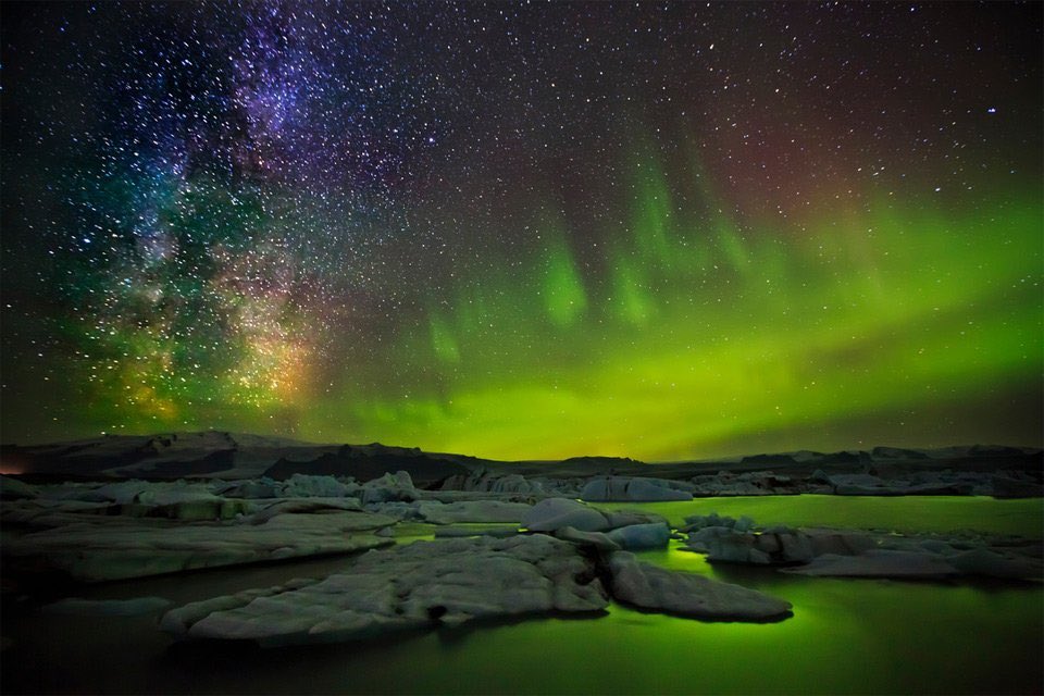 Milky Way And Northern Light Together | Photography by ©Iurie Belegurschi